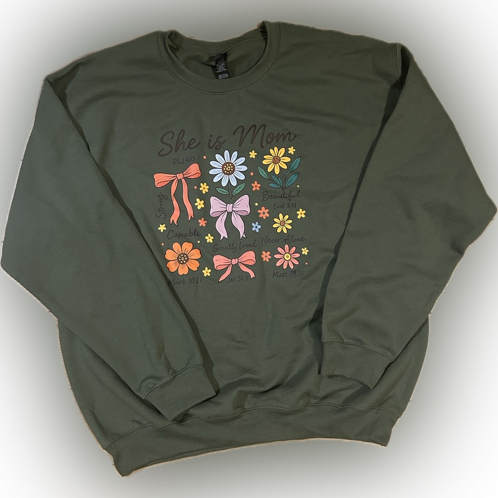 Gildan “She is Mom” Crewneck